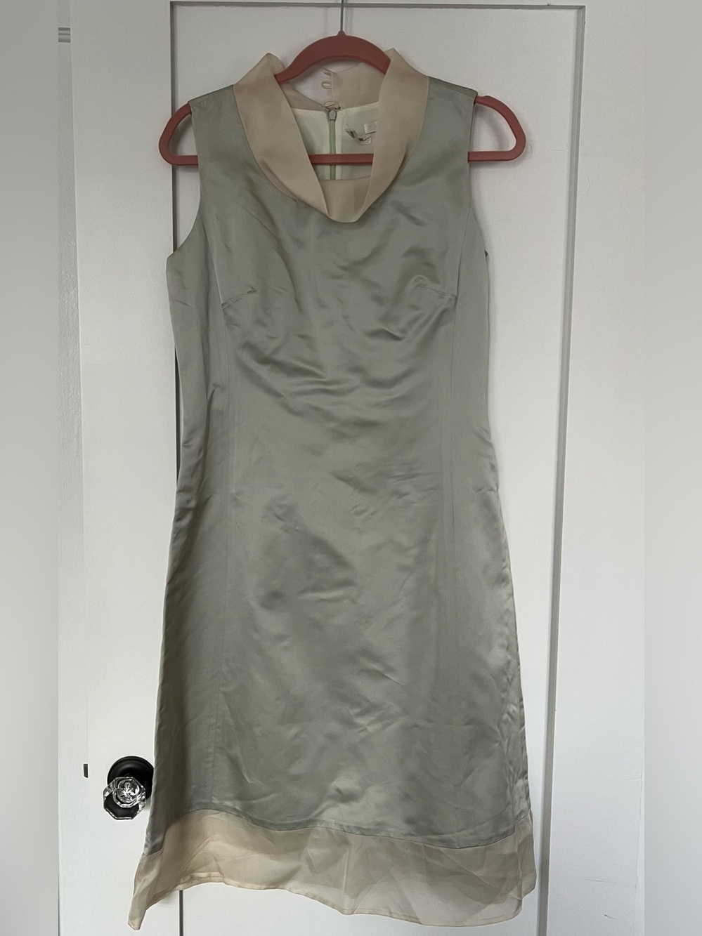 THREAD sage green dress from Bergdorf Goodman, needs to be steamed/ironed.